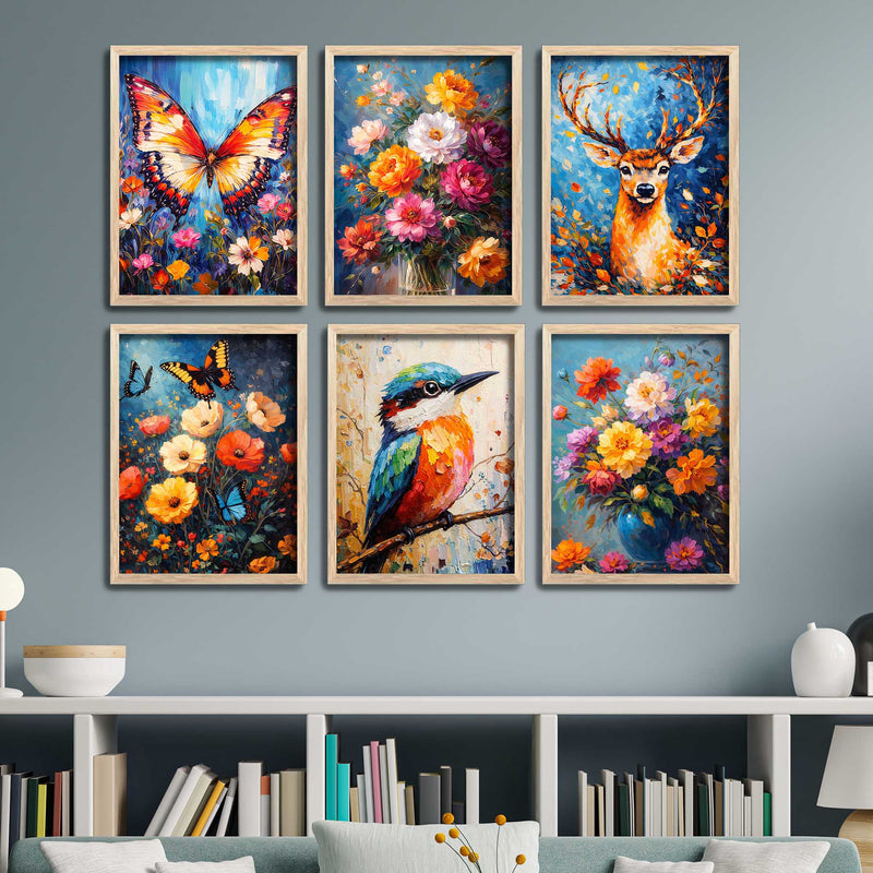 vibrant-nature-inspired-wall-frame-set-of-six