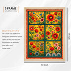 Vibrant Nature Wall Art Frame Set of 6