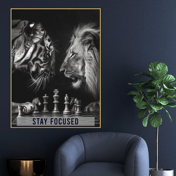 Victory Is A State Of Mind Cotton Canvas Wall Painting