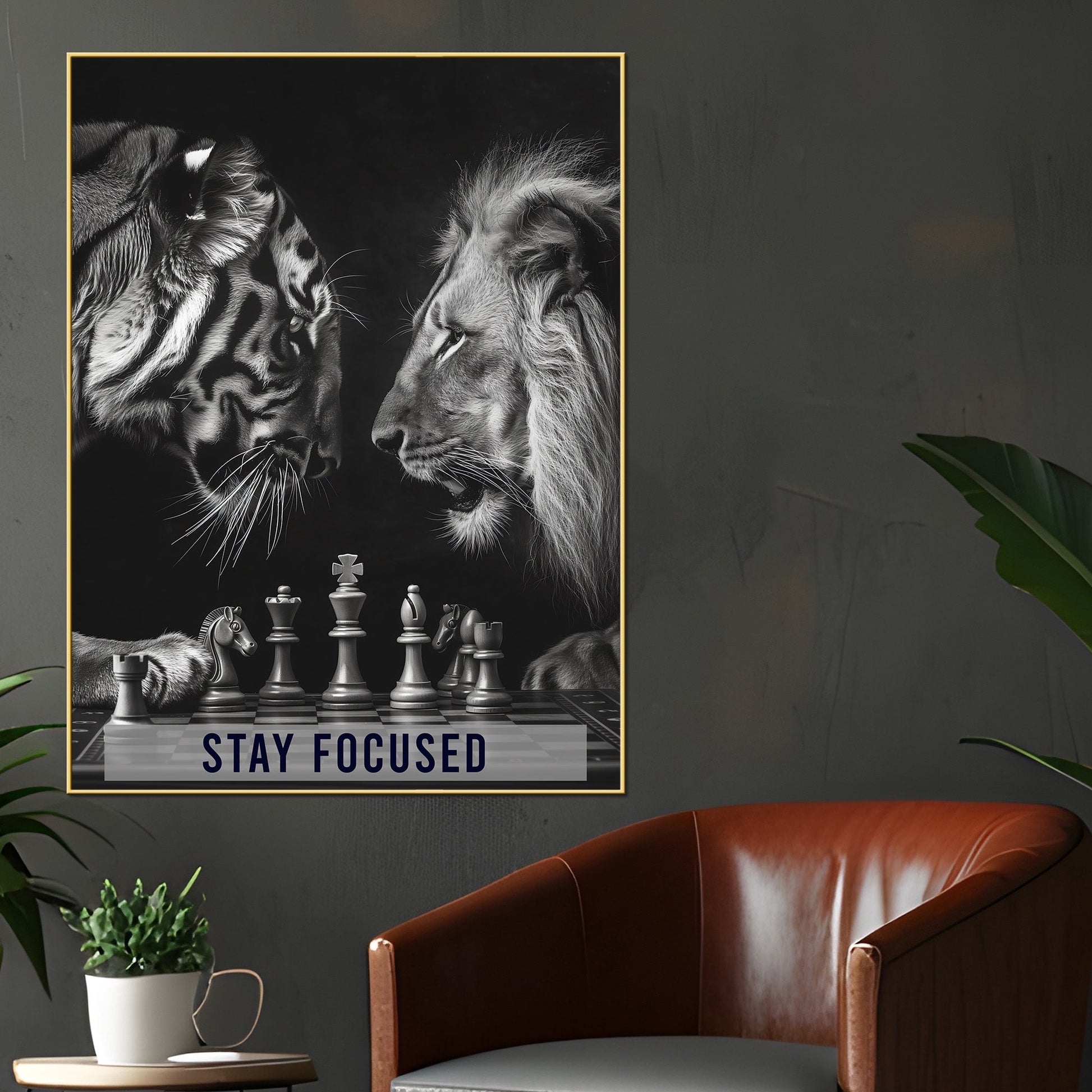 Victory Is A State Of Mind Cotton Canvas Wall Painting