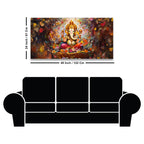 Vighnaharta Shree Ganesh Premium Canvas Wall Painting