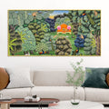 vintage-peacocks-indian-palace-garden-canvas-wall-painting-for-home