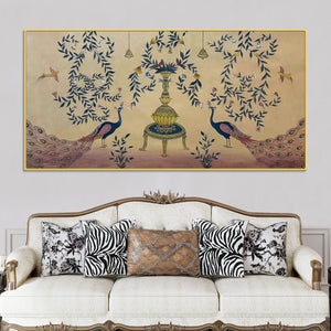 vintage-pichwai-style-peacock-canvas-wall-painting-for-home-decor