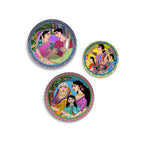 Voices of Tradition Folk Style Premium Wall Plates Painting Set of 3