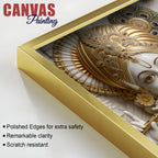 Vrindavan Krishna Leela 3D Canvas Wall Painting