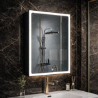 Wall Mounted Bathroom Cabinet Mirror with Backlit LED Design