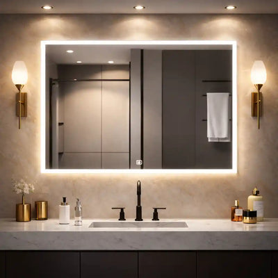 wall-mounted-bathroom-cabinet-mirror-with-sleek-led-border