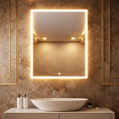 wall-mounted-bathroom-mirror-cabinet-with-led-light-and-defogger