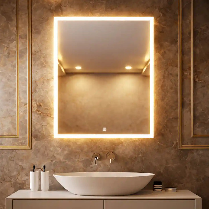 wall-mounted-bathroom-mirror-cabinet-with-led-light-and-defogger