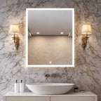 Wall Mounted Bathroom Mirror Cabinet with LED Light