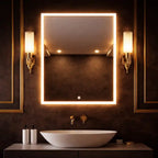 Wall Mounted Bathroom Mirror Cabinet with LED Light
