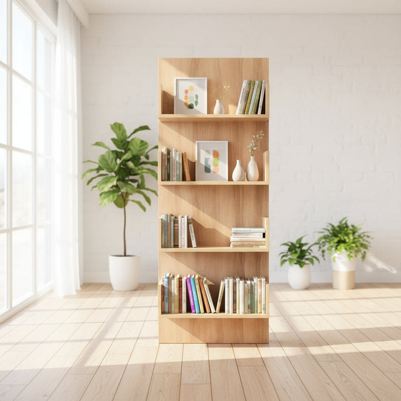 Wall Mounted Wooden Bookshelf | Space Saving Book Storage Shelf (Set of 3)