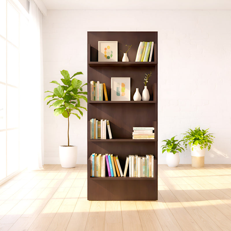 Wall Mounted Wooden Bookshelf | Space Saving Book Storage Shelf (Set of 3)