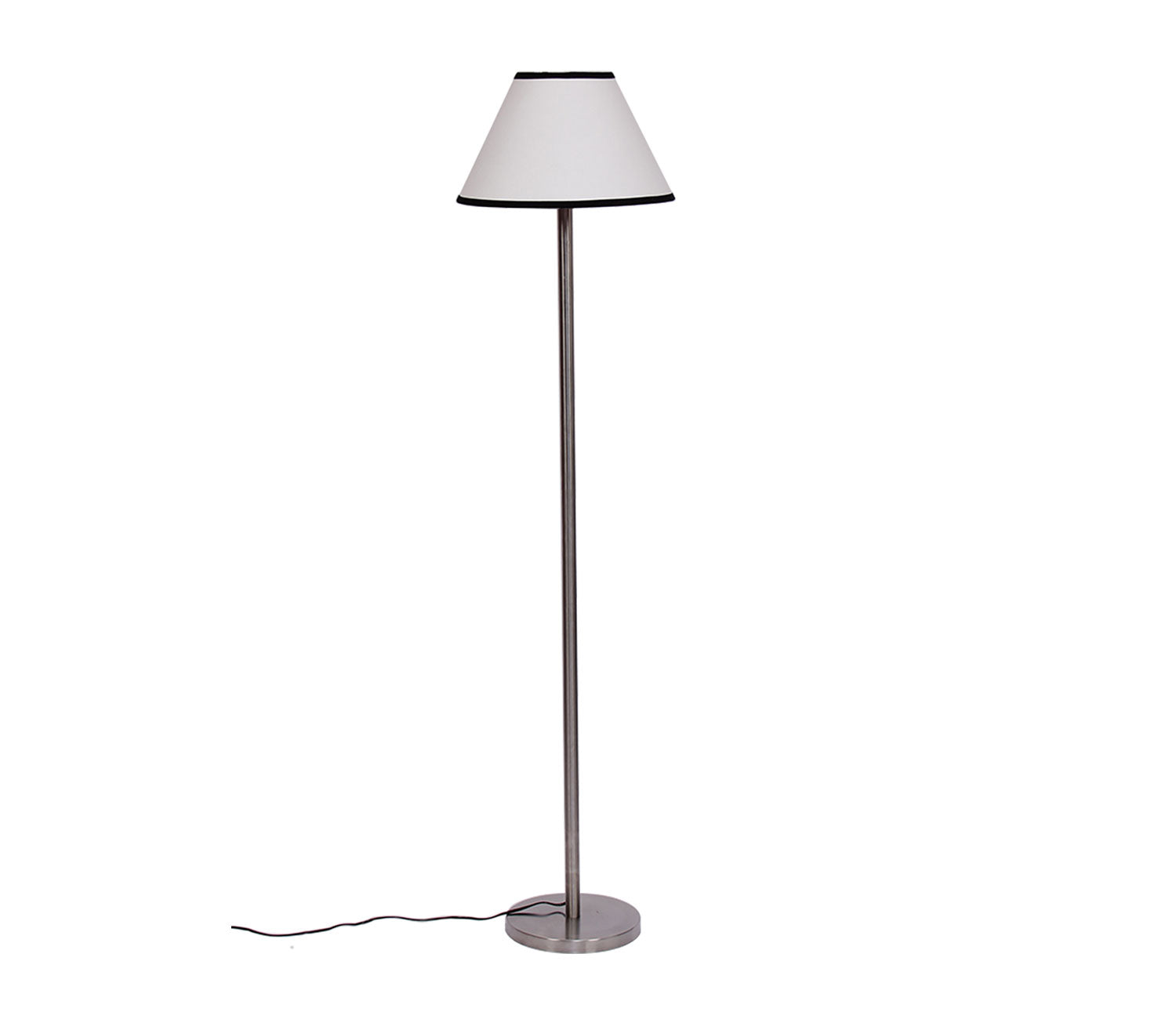 White Color Decorative Conical Designer Steel Floor Lamp