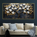 white-magnolia-tree-with-golden-leaves-3d-canvas-wall-painting