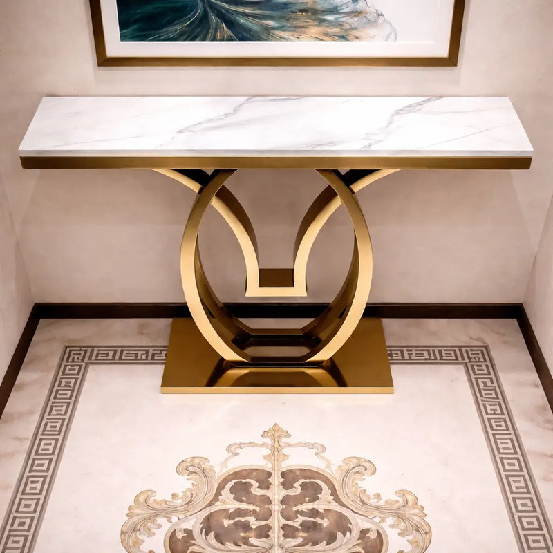 white-marble-console-table-with-double-ring-gold-base