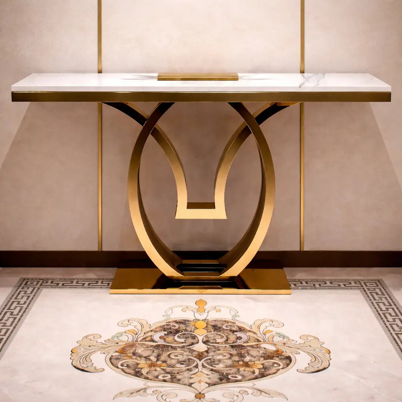white-marble-console-table-with-double-ring-gold-base