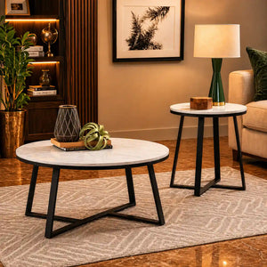 white-marble-round-coffee-table-set-of-2-with-faux-marble