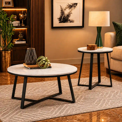 white-marble-round-coffee-table-set-of-2-with-faux-marble