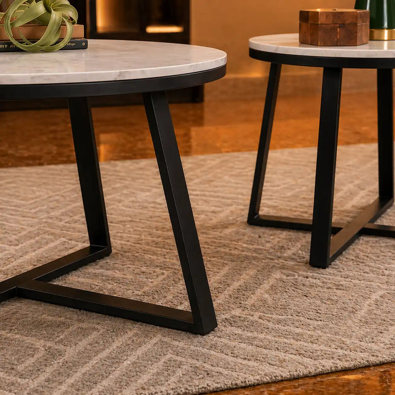 white-marble-round-coffee-table-set-of-2-with-faux-marble