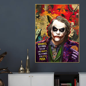 Why So Serious Cotton Canvas Wall Painting