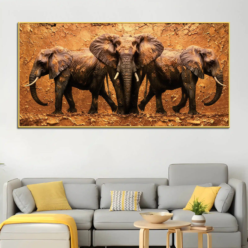 wildlife-elephant-abstract-canvas-wall-painting