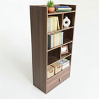 Wooden Book Rack with Storage Drawer | Modern Home & Office Bookshelf