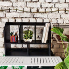 Wooden Desk File Organizer | Multi-Slot Document Storage Rack