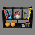 Wooden Desk File Organizer | Multi-Slot Document Storage Rack