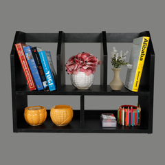 Wooden Desk File Organizer | Multi-Slot Document Storage Rack
