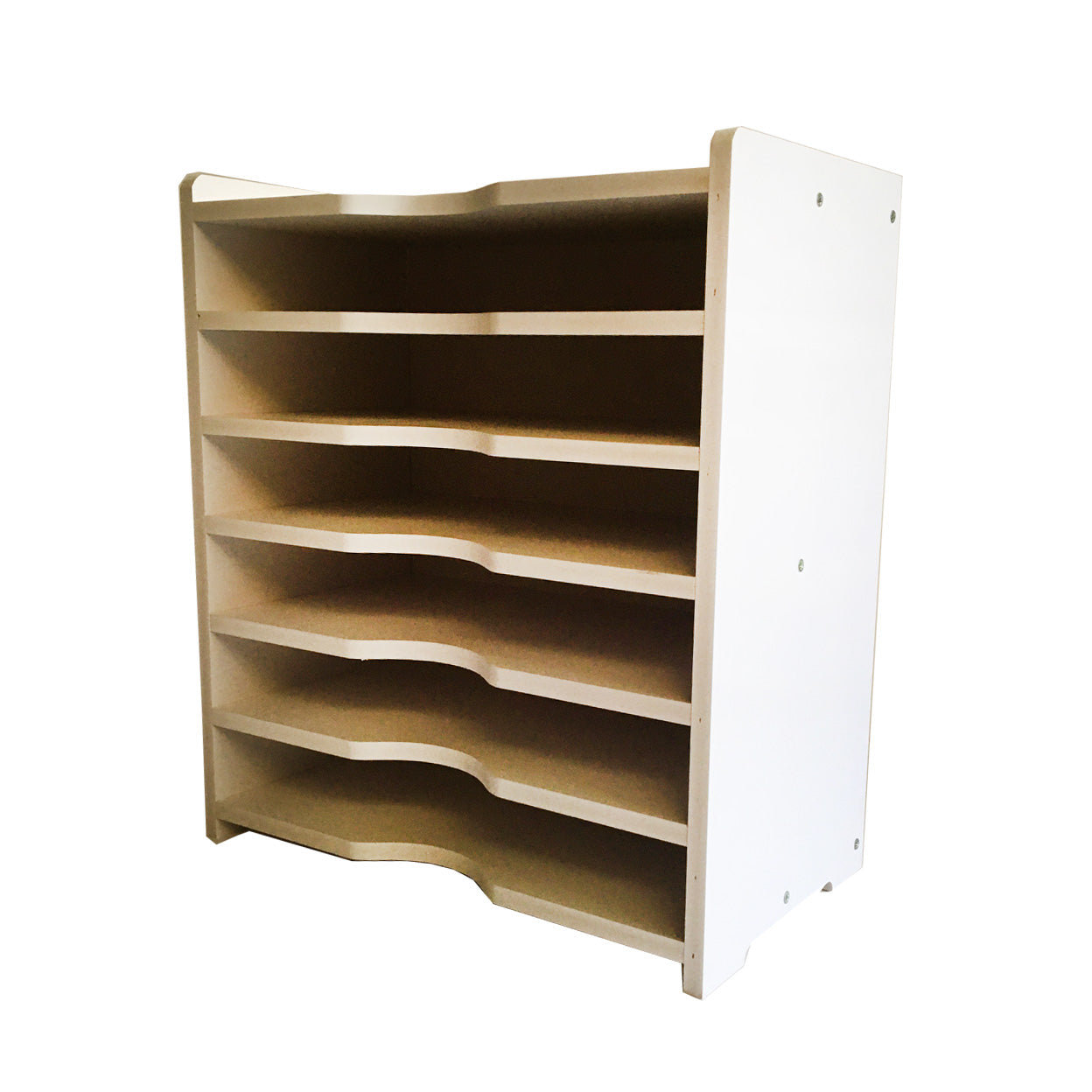 Wooden Desk File Organizer | Multi-Tier Office Document Storage Rack