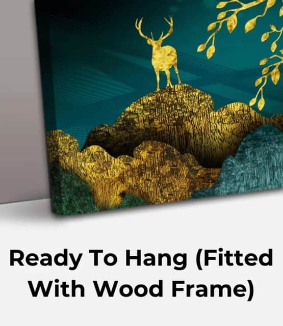 Ready To Hang (Fitted With Wood Frame)