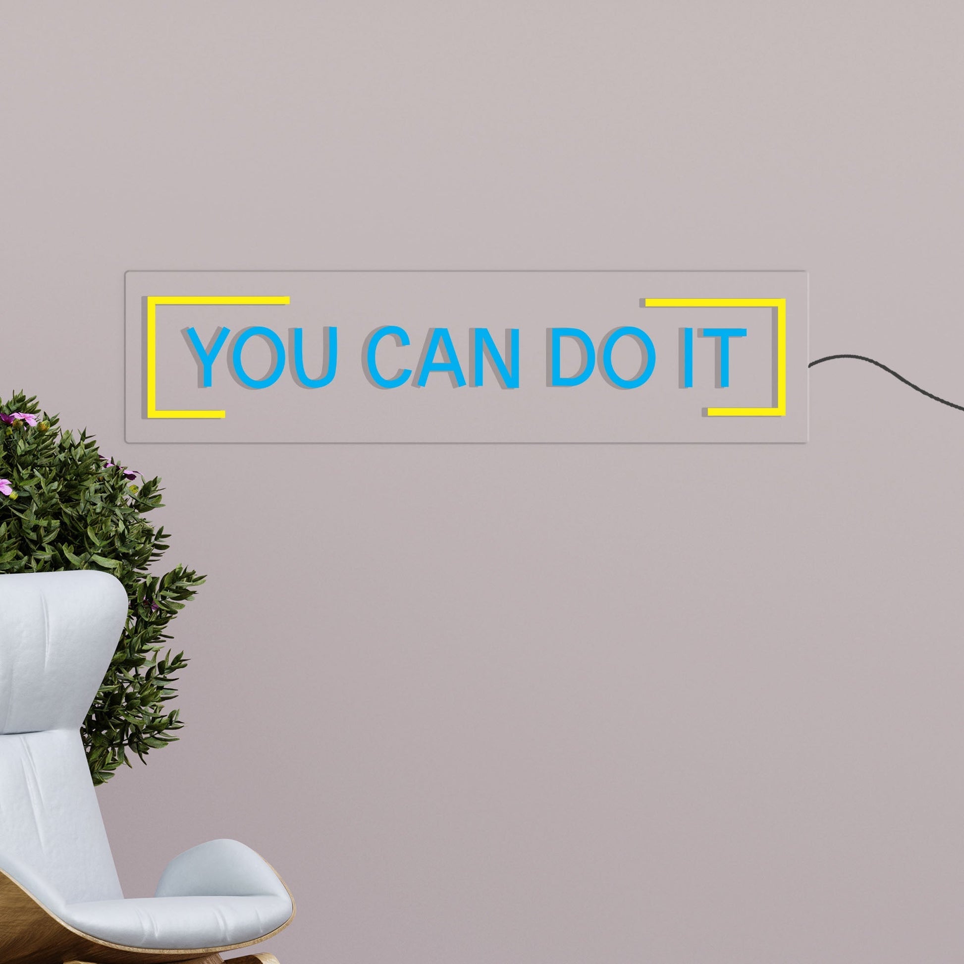 You Can Do It Text Neon Sign LED Light