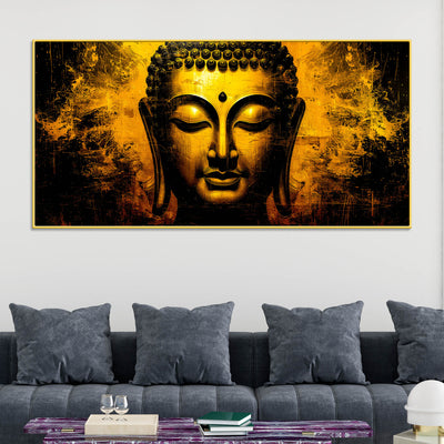 Zen Buddha Canvas Painting