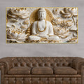 Zen Buddha with Lotus Blossoms 3D Canvas Wall Painting