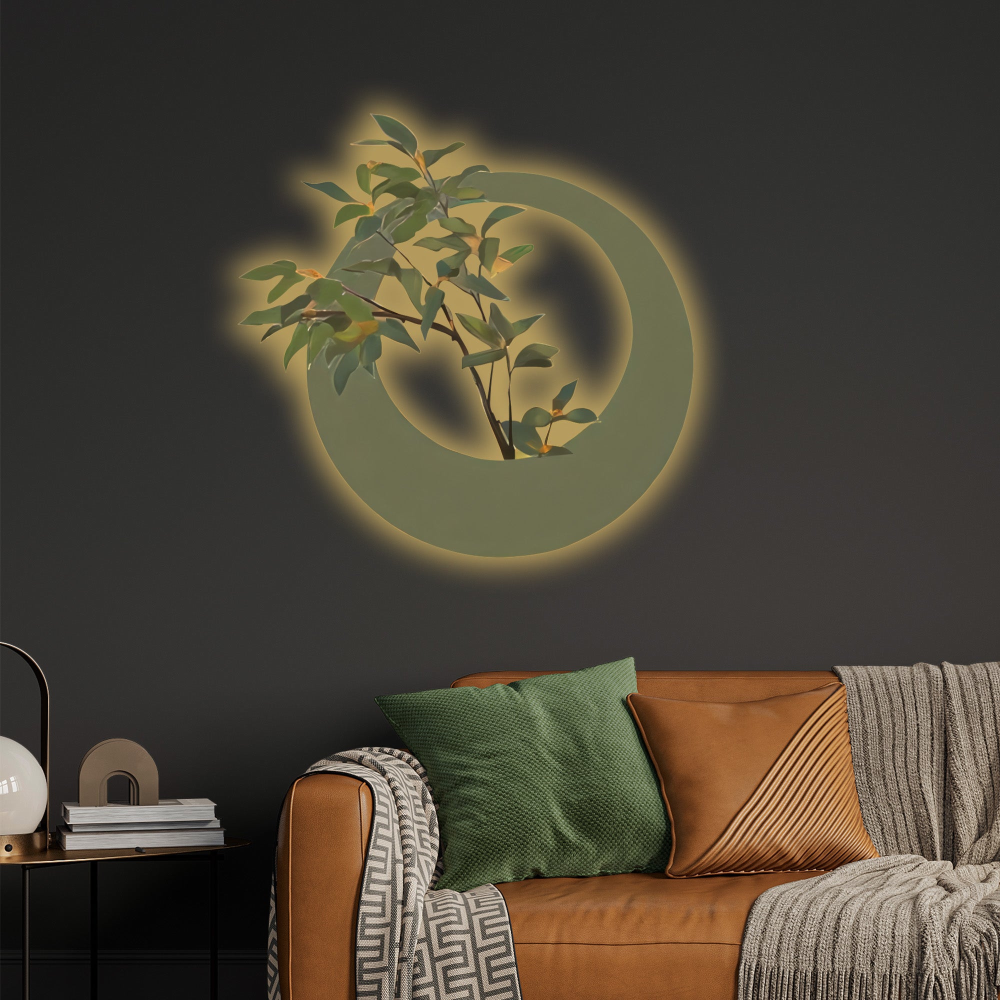 zen-halo-botanical-glow-3d-wall-art-home-decor