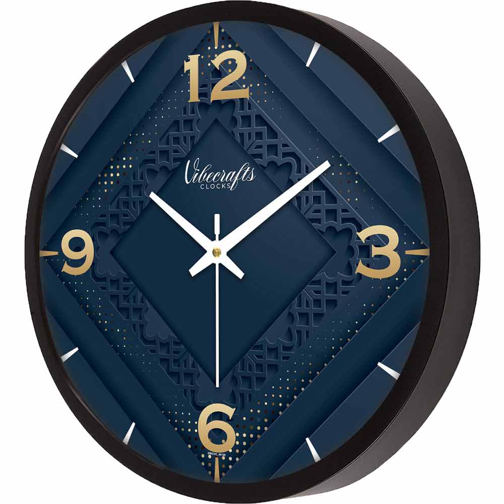 3D Abstract Square Shape Designer Wall Clock