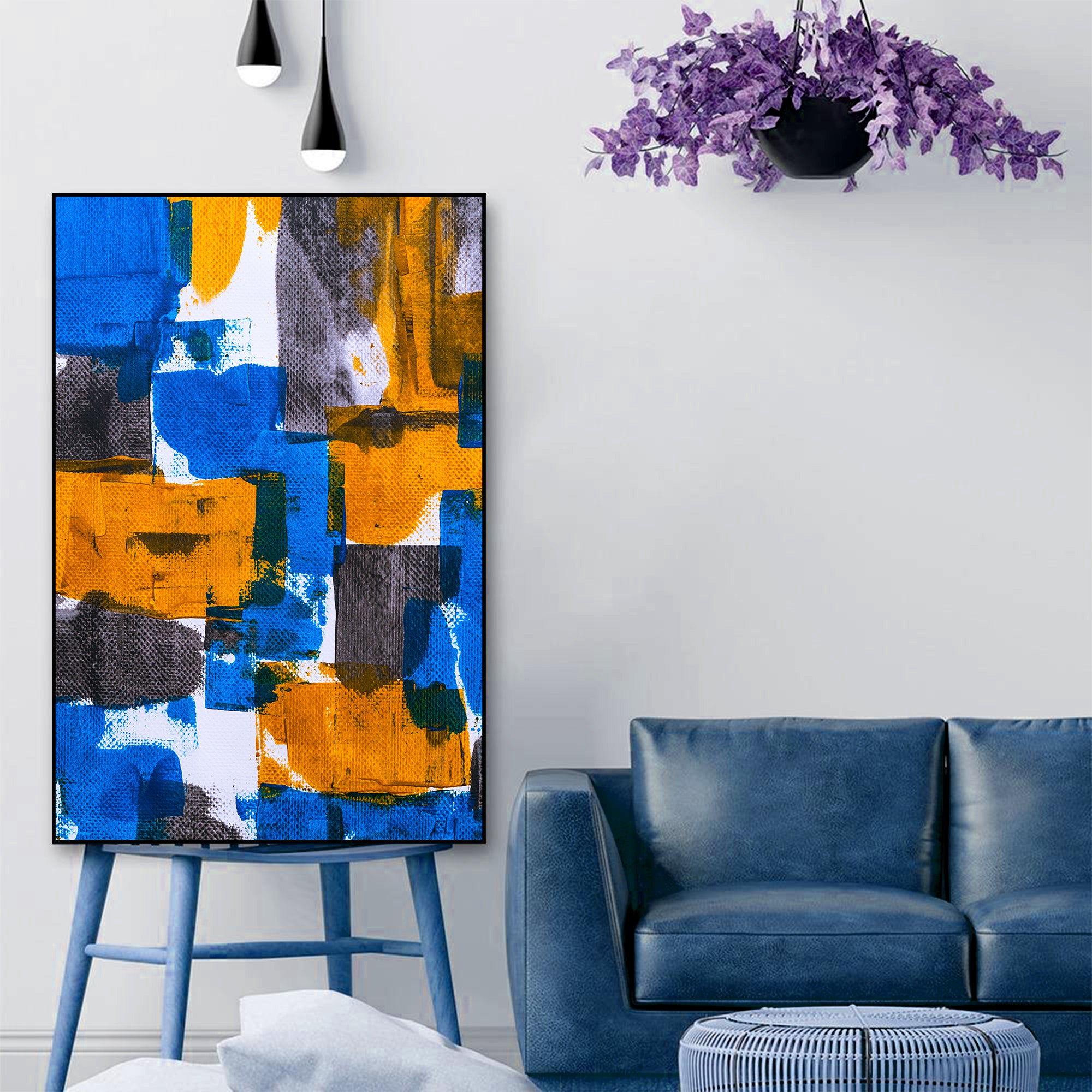Abstract Art Floating Canvas Wall Painting