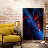 Abstract Pattern Floating Canvas Wall Painting