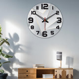Abstract Shapes Wooden Wall Clock
