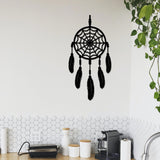 Amazing Dream Catcher with Five Feathers Design Premium Wooden Wall Hanging