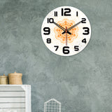Attractive Pattern Wooden Wall Clock