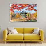 Autumn Season Floating Canvas Wall Painting