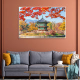 Autumn Season Floating Canvas Wall Painting