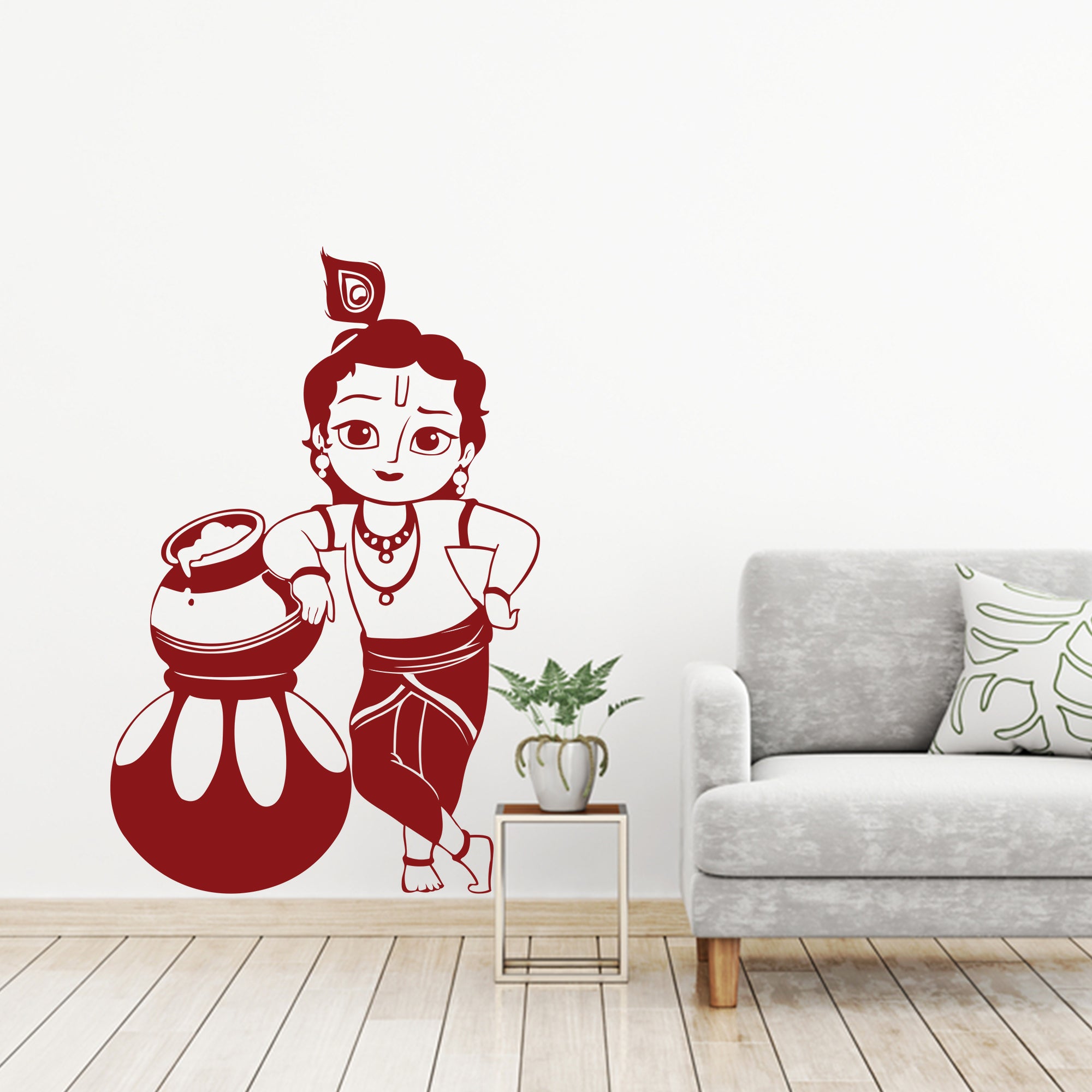 Quality Wall Sticker in Brown Color