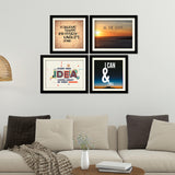 Be The Light Motivational Quotes Wall Hanging Frame Set of Four