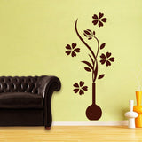 Beautiful Flower Pot Premium Quality Wall Sticker