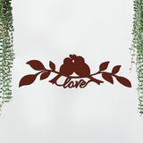 Beautiful Love Birds on Tree Branch Premium Quality Wooden Wall Hanging