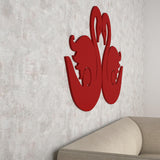 Beautiful Swans Wooden Wall Hanging