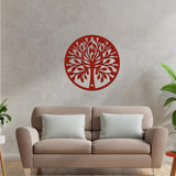 Beautiful Tree Design in Circle Premium Quality Wooden Wall Hanging